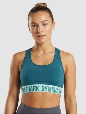 Gymshark Blue Original Racer Back Sport Bras